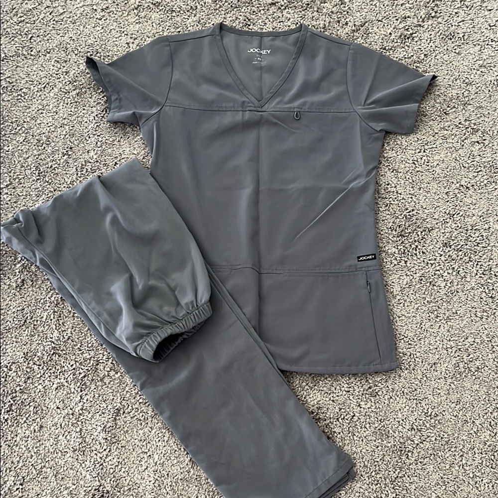 Jockey Gray Scrub Set